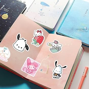 Amazon.co.jp: forサンリオシール50枚セット かわいいアニメ